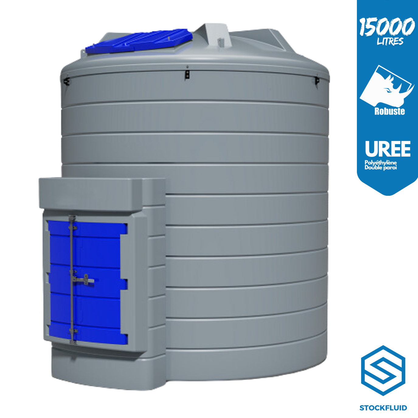 Cuve aérienne polyéthylène 15000 Litres Urée Adblue®