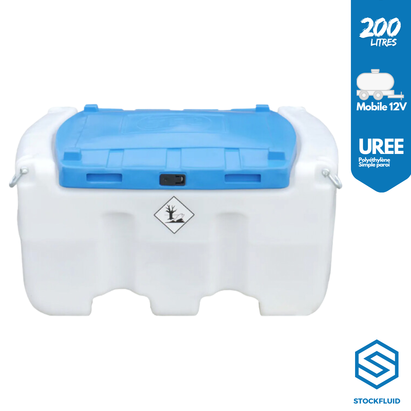 Cuve mobile polyéthylène 12V 200 Litres Urée Adblue