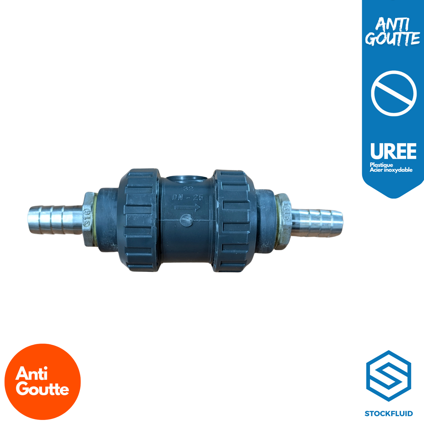 Distributeur anti goutte DN19 pour Urée et Adblue