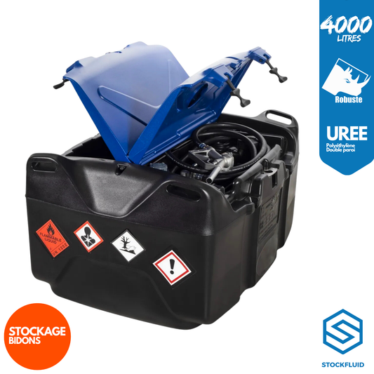 Cuve mobile compartiment GNR et rangement bidons et matériel