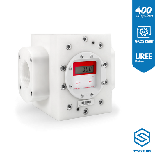 Compteur digital à engrenages 400 L/min pour Urée Adblue