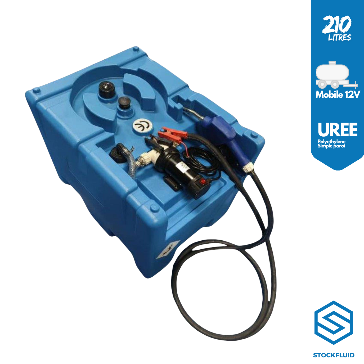 Cuve mobile polyéthylène 12V 200 Litres Urée Adblue
